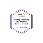 Building Streaming Data Analytics Solutions on AWS